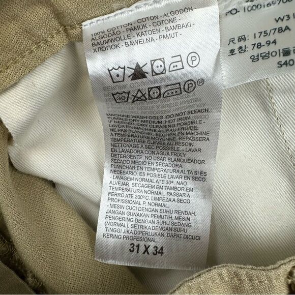 Levis 514 Pants 31x34 Beige Khakis Straight Leg Slacks Business Casual 32x29* - Picture 12 of 14